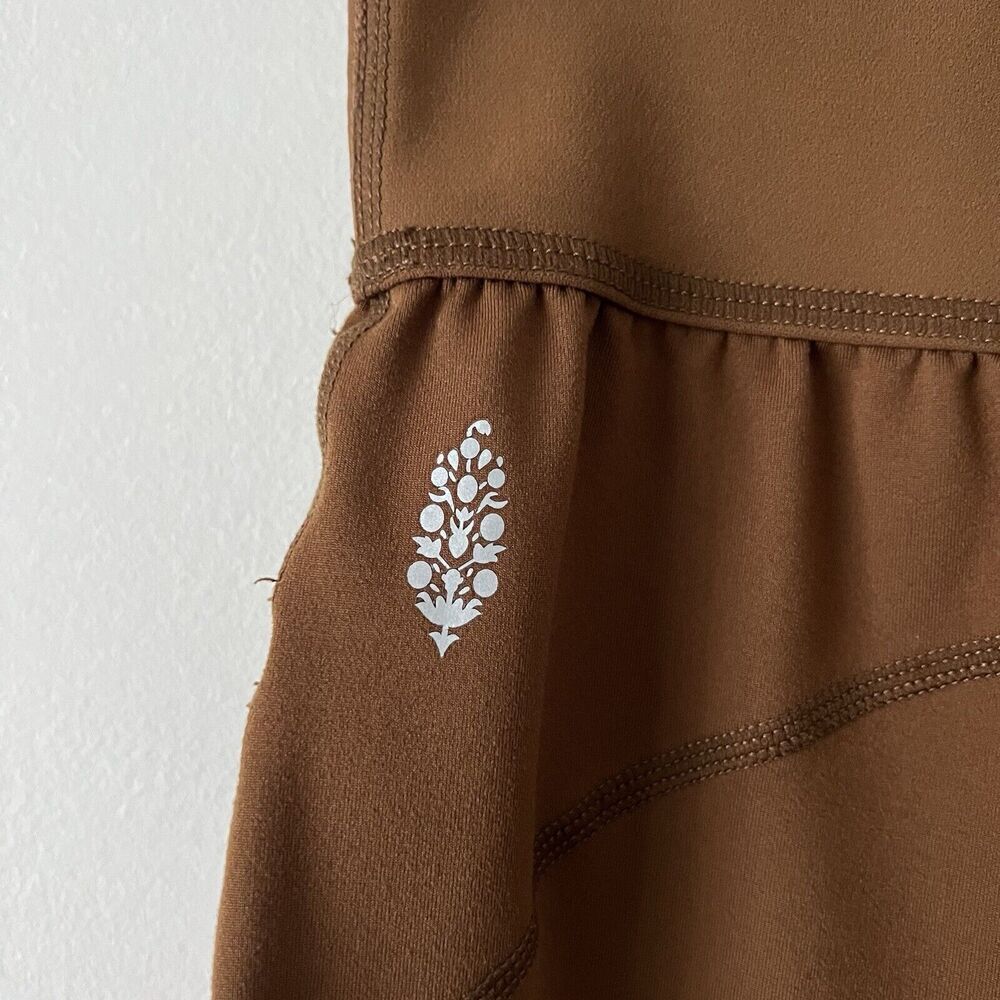 Free People Movement Women's High Fives Joggers Size L Toasted Almond Brown - Picture 10 of 11